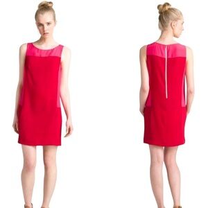 rag and‎ bone Corina shift dress in pink and red 🩷❤️. Size 0